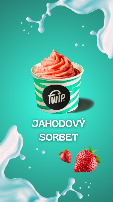 FWIP Jahodový sorbet